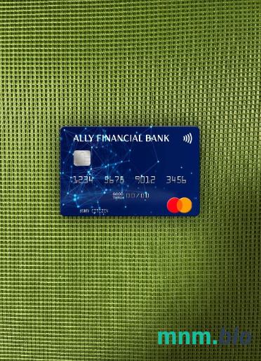 USA Ally Financial bank wygląd zdjęcia mastercard skan PSD + zdjęcie